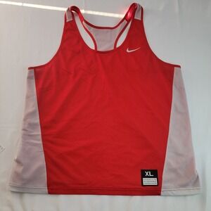 Nike SIZE XL Reversible Basketball Engineered Red/White Mesh Jersey, Logo‎